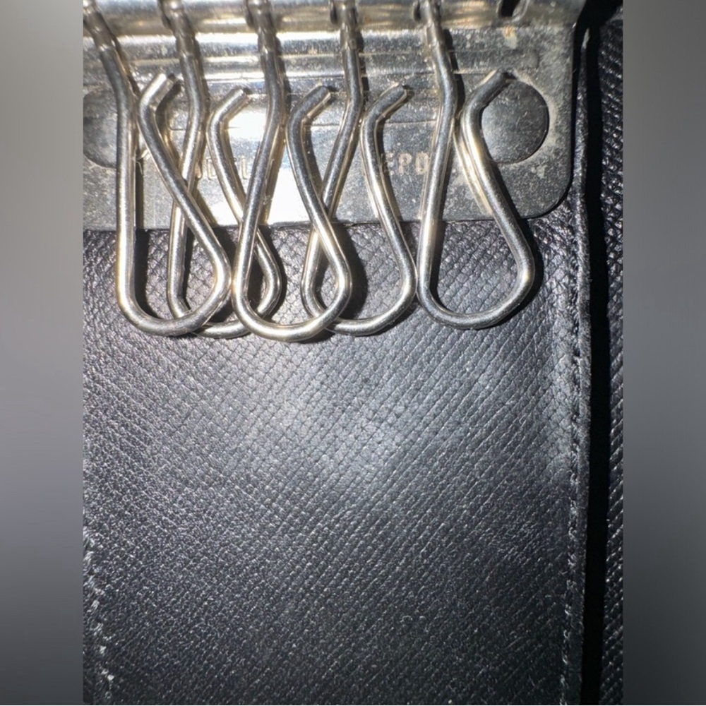 PRADA Saffiano Leather 6 Keyholder Black EUC - Picture 6 of 9